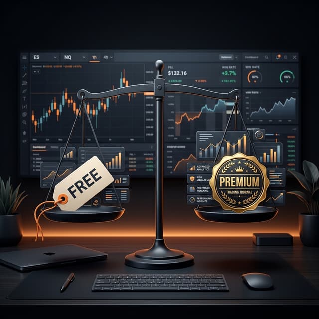 Free vs paid trading journals: what you actually need — Edgelog Free Trading Journal