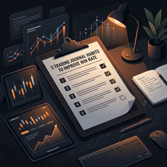 5 trading journal habits that improve win rate — Edgelog Free Trading Journal